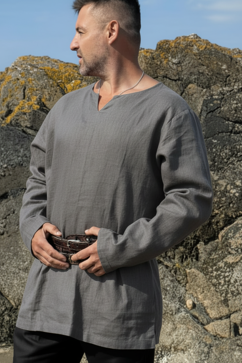 Warden of Eldwyn Medieval Linen Tunic