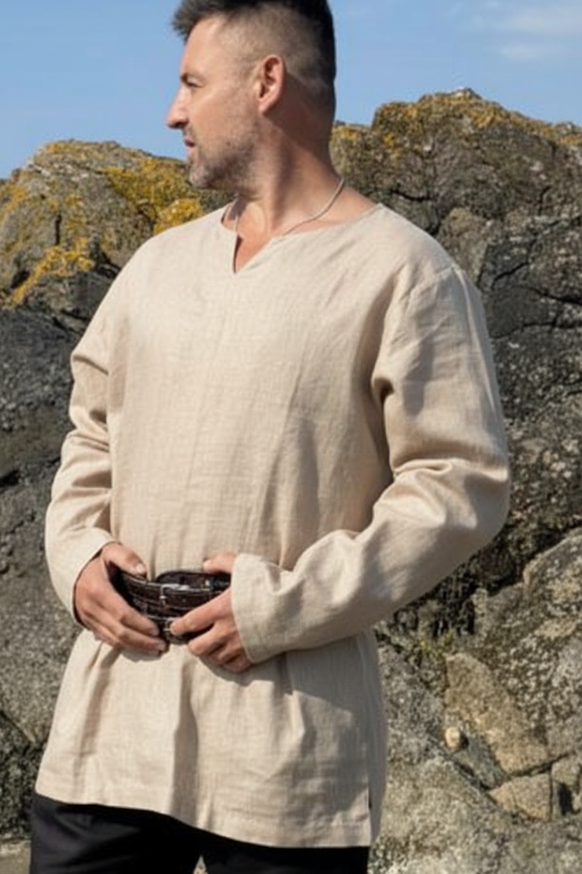 Warden of Eldwyn Medieval Linen Tunic
