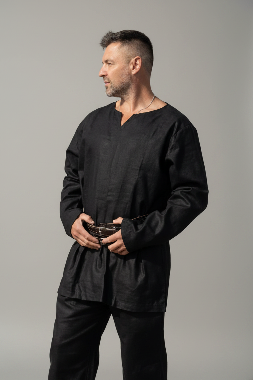 Warden of Eldwyn Medieval Linen Tunic
