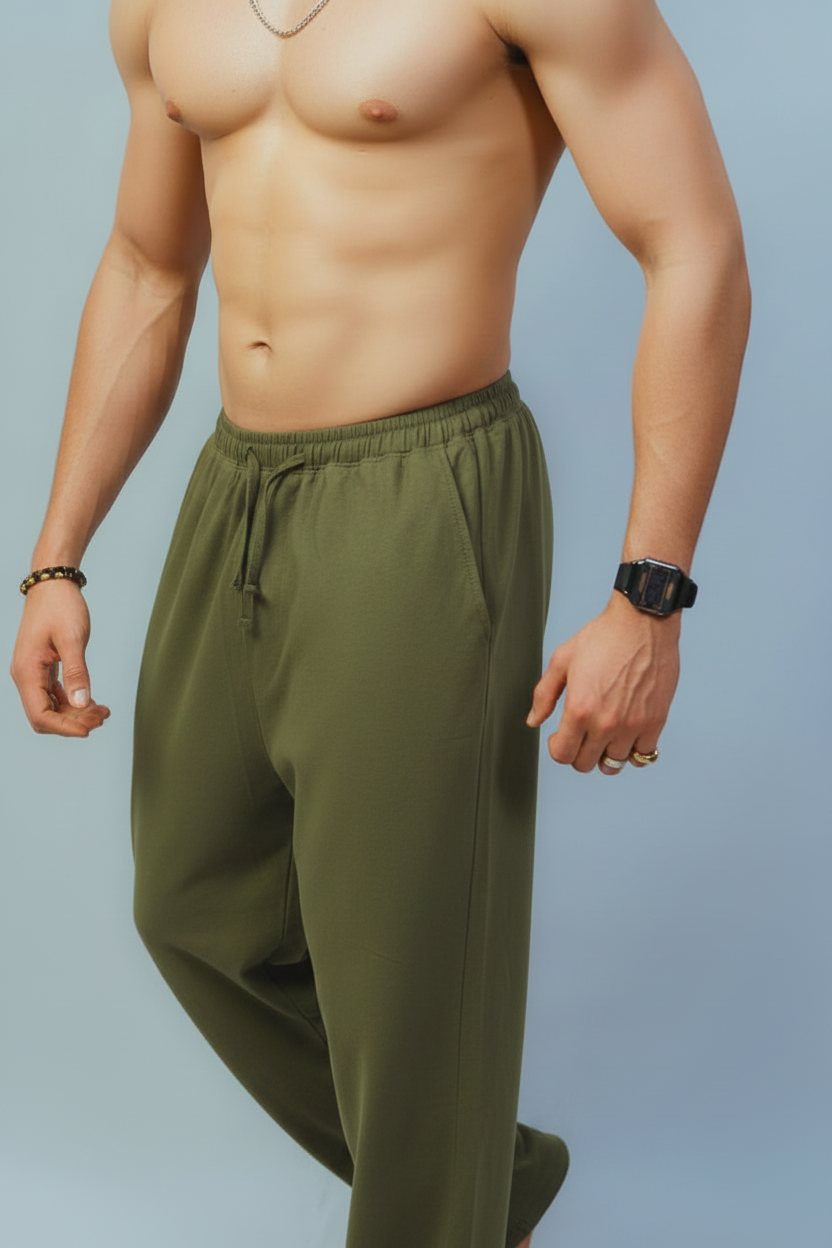 Men's Breathable Linen Loose Fitting Casual Trousers with Drawstring and Pockets. Comfort meets Effortless Style.
